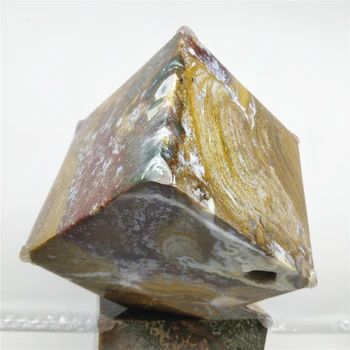 1-2kg Naturale Ocean Jasper Heptahedron Cub Peisaj Piatra Cristal Mineral Folk Craft Mobilier Estetic Decora Camera