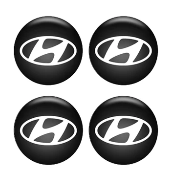4BUC/set 20mm Portiera Cheii Decorative de Protecție Autocolant Pentru Hyundai ACCENT I10 I20 I40 CRETA EQUUS IONIQ IX25 IX55 KONA EON