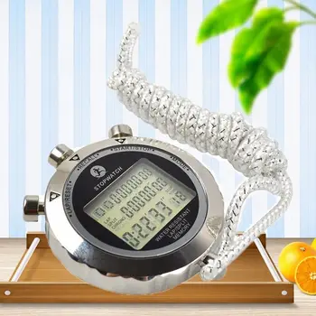 Digital Sport Cronometru Cronometru 1/100 Secunde Calendarul rezistent la apa Curea Electronice Cronograf Cronometru Alarma/Calendar pentru Sport