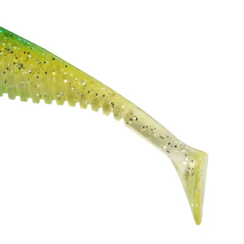 PERO 10buc/Pack 80mm 3.2 g Moale Atrage Silicon Momeala Mare de Pescuit la Pești Mici Swimbait de Suprafață Artificiale Atrage Spinnerbait