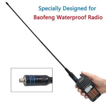 NAGOYA NA-771 SMA-de sex Feminin 144/430MHz Dual Band Antena pentru Baofeng UV rezistent la apa-S9 UV-9R PLUS BF-9700 Walkie Talkie 2 Mod de Radio