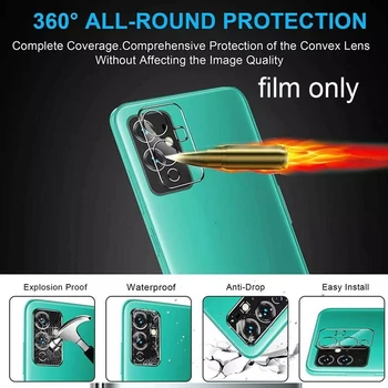 Pentru Motorola G9 Plus / G9 Juca Sticla 3D Lentile de Protecție Completă Protector de Sticlă Camera Len Film