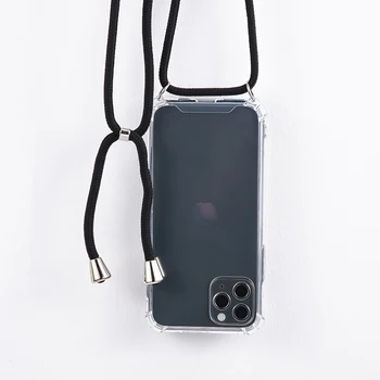 Umăr Curea de Caz Pentru iPhone 7 8 6 6s Plus 11 Pro Max X Xs Max Xs Xr Colier Frânghie Airbag Caz Pentru iPhone 11 8 7 6 6S X 10
