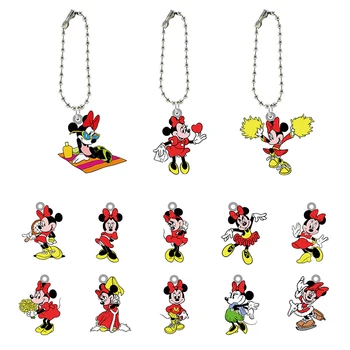 Disney Minnie Mickey Mouse Personalitate Amuzant Bijuterii Din Acril Breloc Desene Animate Moda Bijuterii Breloc