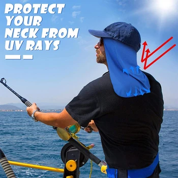 Ciclism Umbra Soare Răcire Capac în aer liber, Protectie UV Margine Largă Elastic din Poliester Pălărie Tare de Gât Protector Pentru Pescuit Drumeții Fierbinte