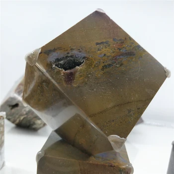 1-2kg Naturale Ocean Jasper Heptahedron Cub Peisaj Piatra Cristal Mineral Folk Craft Mobilier Estetic Decora Camera
