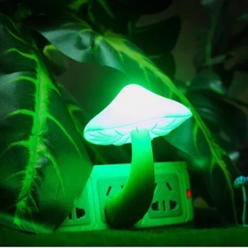 5 Culori Ciuperci Drăguț Sens Control cu LED-uri Lumina de Perete Acasă Fantastic de Iluminare Lampa de Noapte cu Led Decoratiuni Partid Cadou